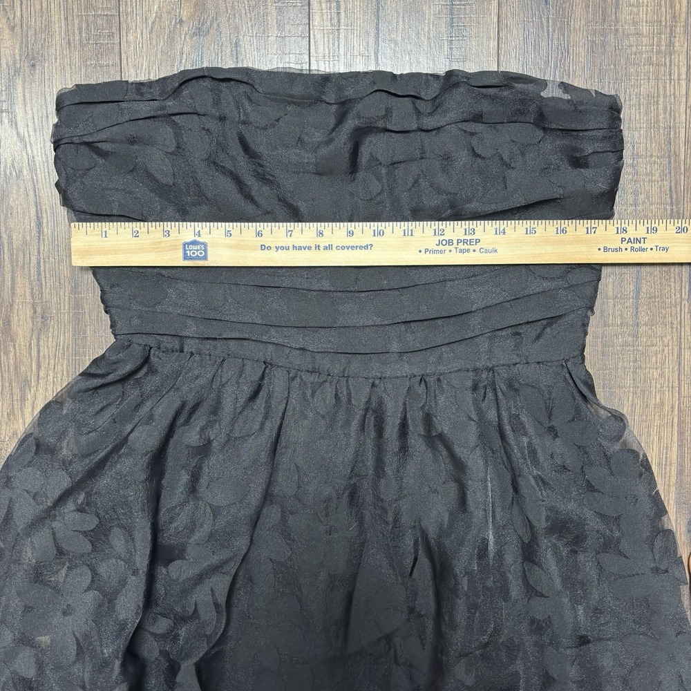 RAMY BROOK HANSEL STRAPLESS FLORAL DRESS WOMEN'S SIZE 14 BLACK - Picture 6 of 10
